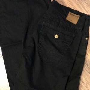 True Religion Geno Slim Black Jeans